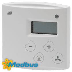 Afbeelding van Ruimteregelaar voor 3-traps ventilator met Modbus serie HLS44-3P