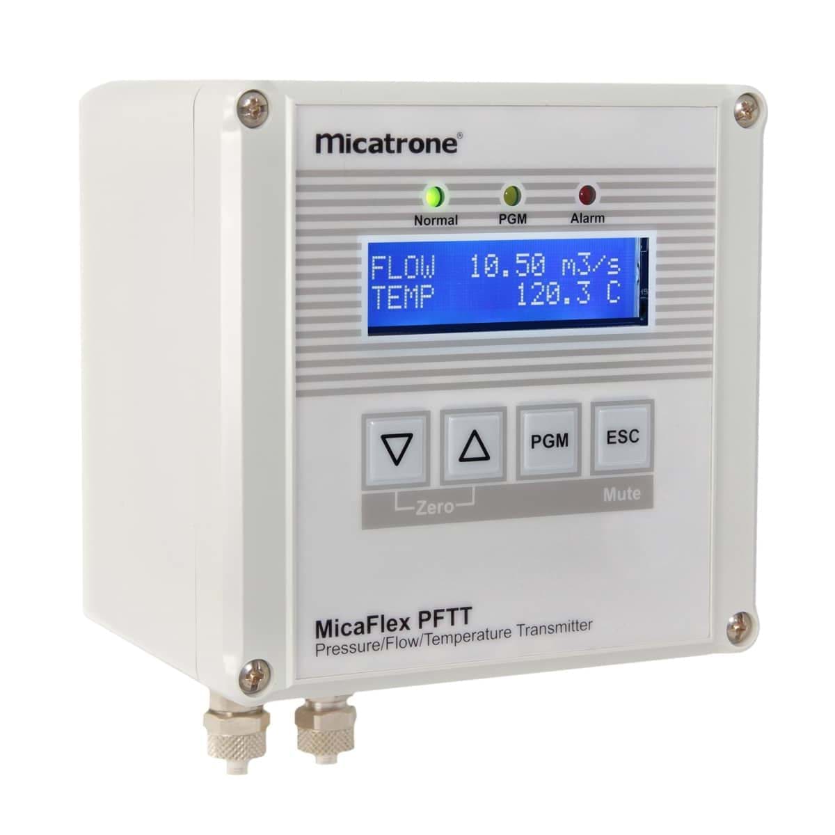 Micatrone drukverschil-flowtransmitter serie MF-PFTT